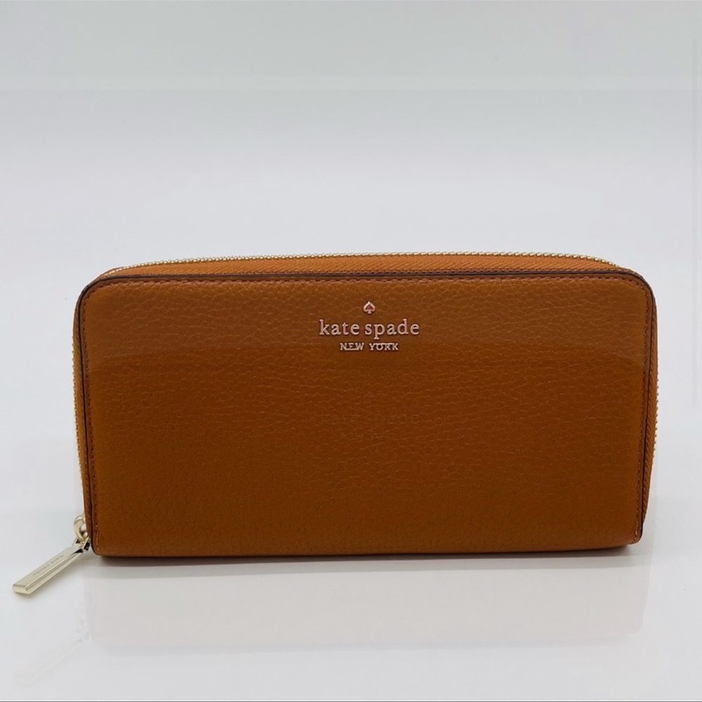 Kate Spade Leila Large Continental Wallet Brown - Picture 3 of 9